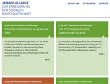 Tablet Screenshot of jenaerallianz.de